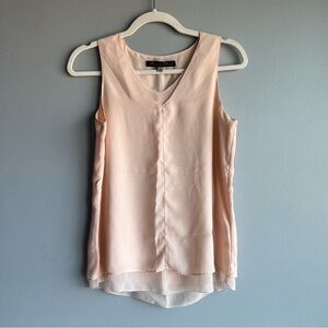 Light Pink Rose & Olive Tank